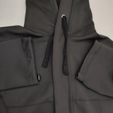 Haat ISSEY MIYAKE ORJ フーデットジャケット パーカー HA75JO101 ジップアップ ジャケット ブラック レディース ハートイッセイミヤケ【中古】6-0215M∞