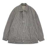ゴーシュ 未使用 コットンヒッコリーオーバーサイズブルゾン 定38500円 ジャケット 2025 ネイビー ホワイト レディース ゴーシュ【中古】5-1001M♪