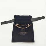 Alexandre De Paris フランス製 ヘアクリップ バレッタ ブラック ブラウン レディース アレクサンドルドゥパリ【中古】5-1130G∞