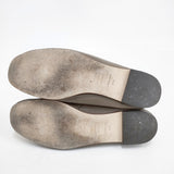 BEAUTIFUL SHOES BALLET SHOES バレエシューズ 24.5cm 定価42900円 バレエシューズ カーキブラウン レディース ビューティフルシューズ【中古】5-1222G◎