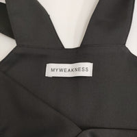 My weakness 【洗える】Emma Salopette エマサロペット ともさかりえ 9-SP-05 25SS ブラック レディース マイウィークネス【中古】5-1001G♪