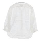 MARGARET HOWELL 578-7153016 リネン 七分袖 ブラウス シャツ ホワイト レディース マーガレットハウエル【中古】6-0405M∞