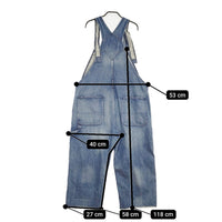 JOURNAL STANDARD LUXE 11OZデニム オーバーオール 定価39600円 25SS ブルー レディース ジャーナルスタンダード ラックス【中古】5-1001G♪