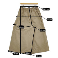 QUARTERLY CL easy wideパンツ 定価29700円 サイズM イージーワイド パンツ 25SS カーキ レディース クォータリー【中古】5-1001M♪