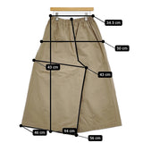 QUARTERLY CL easy wideパンツ 定価29700円 サイズM イージーワイド パンツ 25SS カーキ レディース クォータリー【中古】5-1001M♪