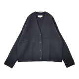 STUDIO NICHOLSON SAKE SNW 圧縮メリノウール ニット カーディガン チャコールグレー レディース スタジオ ニコルソン【中古】5-1120T∞