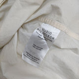 STUDIO NICHOLSON KITO コットンポプリン レギュラーカラーシャツ 長袖シャツ オフホワイト レディース スタジオ ニコルソン【中古】6-0222M∞