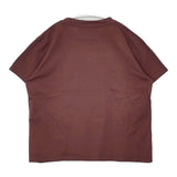 STUDIO NICHOLSON MARINE MID WEIGHT JERSEY 半袖Ｔシャツ カットソー ワインレッド レディース スタジオ ニコルソン【中古】6-0510S∞
