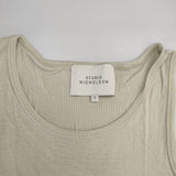 STUDIO NICHOLSON TORR Bamboo lyocell rib jersey キャミソール リヨセル タンクトップ ベージュ レディース スタジオ ニコルソン【中古】6-0510S∞