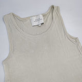 STUDIO NICHOLSON TORR Bamboo lyocell rib jersey キャミソール リヨセル タンクトップ ベージュ レディース スタジオ ニコルソン【中古】6-0510S∞