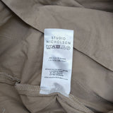 STUDIO NICHOLSON CHALCO POWDER COTTON ワイド パンツ ベージュ レディース スタジオ ニコルソン【中古】6-0222G∞