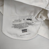 STUDIO NICHOLSON ×ISKO RUTHE SELEDGE DENIM セルビッジ デニムパンツ ホワイト レディース スタジオ ニコルソン【中古】6-0222G∞