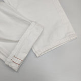 STUDIO NICHOLSON ×ISKO RUTHE SELEDGE DENIM セルビッジ デニムパンツ ホワイト レディース スタジオ ニコルソン【中古】6-0222G∞