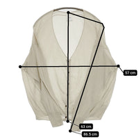 Spick and Span ウォッシャブルシアーカーディガン 定価15400円 カーディガン 25SS ベージュ レディース スピックアンドスパン【中古】5-1001M♪
