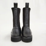 CAMINANDO BEAMS別注ニットカフアンクルブーツ サイズ7 定価37400円 ブーツ 24AW ブラック レディース カミナンド【中古】5-1011T♪
