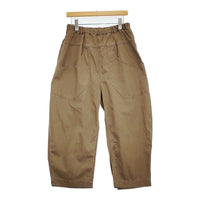 ESTROISLOSE フェード加工ツイルパンツ 定価18480円 EB25309 イージーワイドパンツ 25AW ブラウン レディース エストゥロワルーズ【中古】5-1001G♪