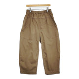 ESTROISLOSE フェード加工ツイルパンツ 定価18480円 EB25309 イージーワイドパンツ 25AW ブラウン レディース エストゥロワルーズ【中古】5-1001G♪