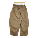 ESTROISLOSE フェード加工ツイルパンツ 定価18480円 EB25309 イージーワイドパンツ 25AW ブラウン レディース エストゥロワルーズ【中古】5-1001G♪