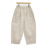 tumugu 6.3ozデニムダンガリーフル丈パンツ 定価21780円 TB25207 イージーワイド パンツ 25SS キナリ レディース ツムグ【中古】5-1001M♪