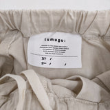 tumugu 6.3ozデニムダンガリーフル丈パンツ 定価21780円 TB25207 イージーワイド パンツ 25SS キナリ レディース ツムグ【中古】5-1001M♪