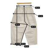 tumugu 6.3ozデニムダンガリーフル丈パンツ 定価21780円 TB25207 イージーワイド パンツ 25SS キナリ レディース ツムグ【中古】5-1001M♪