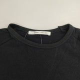 harmonie リサイクルコットン天竺ガゼット6分袖リラックスPO 62560215 Ｔシャツ カットソー ブラック レディース アルモニ【中古】6-0510S∞
