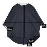 harmonie リサイクルコットン天竺ガゼット6分袖リラックスPO 62560215 Ｔシャツ カットソー ブラック レディース アルモニ【中古】6-0510S∞