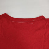 FABRIQUE ベーシックロングスリーブTシャツ 定価8250円 長袖Ｔシャツ カットソー ロンＴ レッド レディース ファブリケ【中古】6-0222M∞