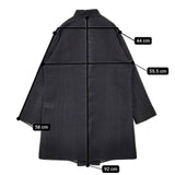 YACCOMARICARD the jump 刺繍 羽織り ジャケット ブラック レディース ヤッコマリカルド【中古】6-0215M∞