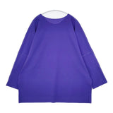 me ISSEY MIYAKE M102KT551 ポリエステル ワイド カットソー パープル レディース ミー イッセイミヤケ【中古】6-0222M∞
