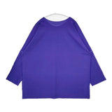 me ISSEY MIYAKE M102KT551 ポリエステル ワイド カットソー パープル レディース ミー イッセイミヤケ【中古】6-0222M∞