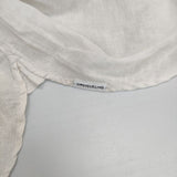 nest Robe/UpcycleLino 01213-1035 ラッフルカラー 定価25300円 ブラウス シャツ アイボリー レディース ネストローブ/アップサイクルリノ【中古】6-0408M∞