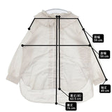 nest Robe/UpcycleLino 01213-1035 ラッフルカラー 定価25300円 ブラウス シャツ アイボリー レディース ネストローブ/アップサイクルリノ【中古】6-0408M∞