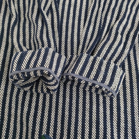 45R/45rpm カルゼヒッコリープルメリア刺繍ワンピース 定価66000円 ネイビー レディース フォーティーファイブアールピーエム【中古】5-1001M♪