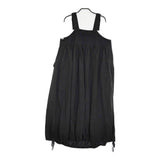nest Robe UpcycleLino チノコンビサロペットワンピース 定価37400円 ワンピース 25SS ブラック レディース ネストローブ【中古】5-1001M♪