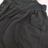 nest Robe UpcycleLino チノコンビサロペットワンピース 定価37400円 ワンピース 25SS ブラック レディース ネストローブ【中古】5-1001M♪