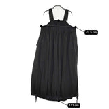 nest Robe UpcycleLino チノコンビサロペットワンピース 定価37400円 ワンピース 25SS ブラック レディース ネストローブ【中古】5-1001M♪