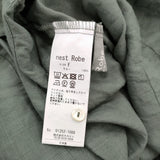 nest Robe ラミータックカラー2wayワンピース 定価44000円 01252-1088 ワンピース 25SS グリーン レディース ネストローブ【中古】5-1011M♪