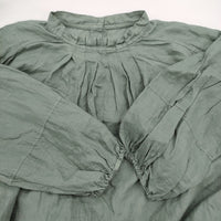 nest Robe ラミータックカラー2wayワンピース 定価44000円 01252-1088 ワンピース 25SS グリーン レディース ネストローブ【中古】5-1011M♪