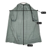 nest Robe ラミータックカラー2wayワンピース 定価44000円 01252-1088 ワンピース 25SS グリーン レディース ネストローブ【中古】5-1011M♪