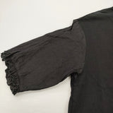 nest Robe コットン×リネンドッキングプルオーバー Ｔシャツ カットソー 24SS ブラック レディース ネストローブ【中古】6-0407S♪