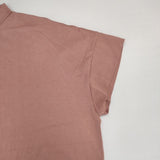 handvaerk IP42-01 フレンチスリーブ 半袖Ｔシャツ カットソー ピンク レディース ハンドバーク【中古】6-0510S∞