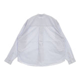 ORCIVAL コットンバンドカラーシャツ OR-B0273 長袖シャツ ライトブルー レディース オーシバル/オーチバル【中古】6-0117M∞