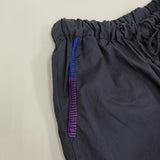 INDIA INDUSTRY スビンコットン 刺繍エラスティックパンツ 定価27500円 インド製 25SS 紺 レディース インディアインダストリー【中古】5-1001M♪