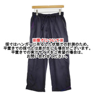 INDIA INDUSTRY スビンコットン 刺繍エラスティックパンツ 定価27500円 インド製 25SS 紺 レディース インディアインダストリー【中古】5-1001M♪