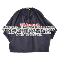 INDIA INDUSTRY スビンコットン 刺繍プルオーバーシャツ 定26400円 インド製 25SS ネイビー レディース インディアインダストリー【中古】5-1001S♪