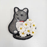 la fleur Jay 猫のジェイ ブローチ 定価46200円 c2505 ブローチ グレー レディース ラフルール【中古】5-1011G♪