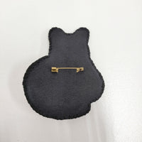 la fleur Jay 猫のジェイ ブローチ 定価46200円 c2505 ブローチ グレー レディース ラフルール【中古】5-1011G♪