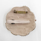 tamas スパンコール ビーズ ブローチ ゴールド ピンク レディース タマス【中古】5-1112G◎