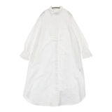 KURASHI&Trips 白いシャツワンピース 前田敬子さんコラボ 25SS ホワイト レディース クラシアンドトリップス/北欧暮らしの道具店【中古】5-1011M♪